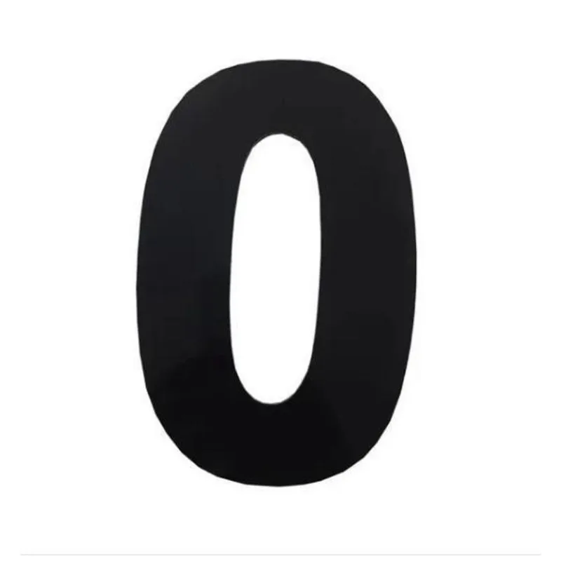 Número Residencial Numeral N.0 60Mm Preto