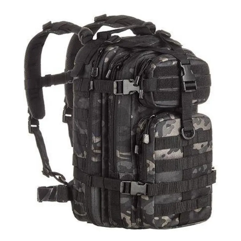Mochila Tatica Militar Assalt 30L 3D Preta Camuflada