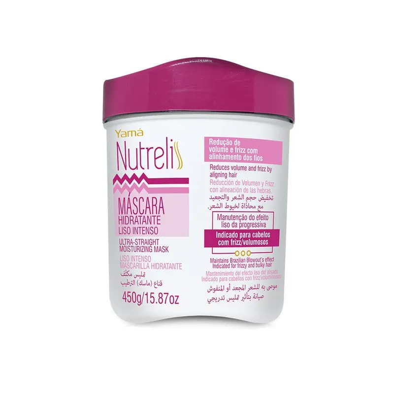 Yamá Nutreliss Liso Intenso - Máscara Hidratante 450g