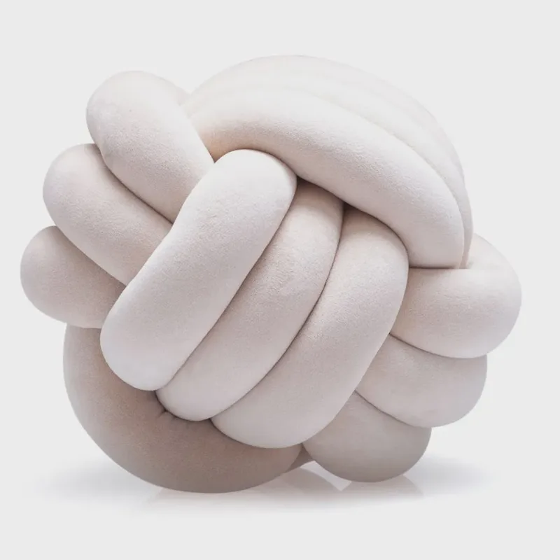 Almofada Nó bege 27cm Jolitex