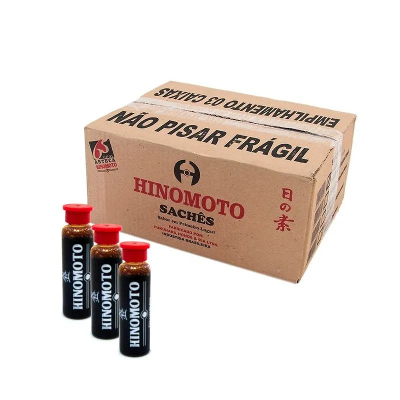 Molho De Soja Premium (shoyu) Bisnaga 10ml Caixa Com 250un