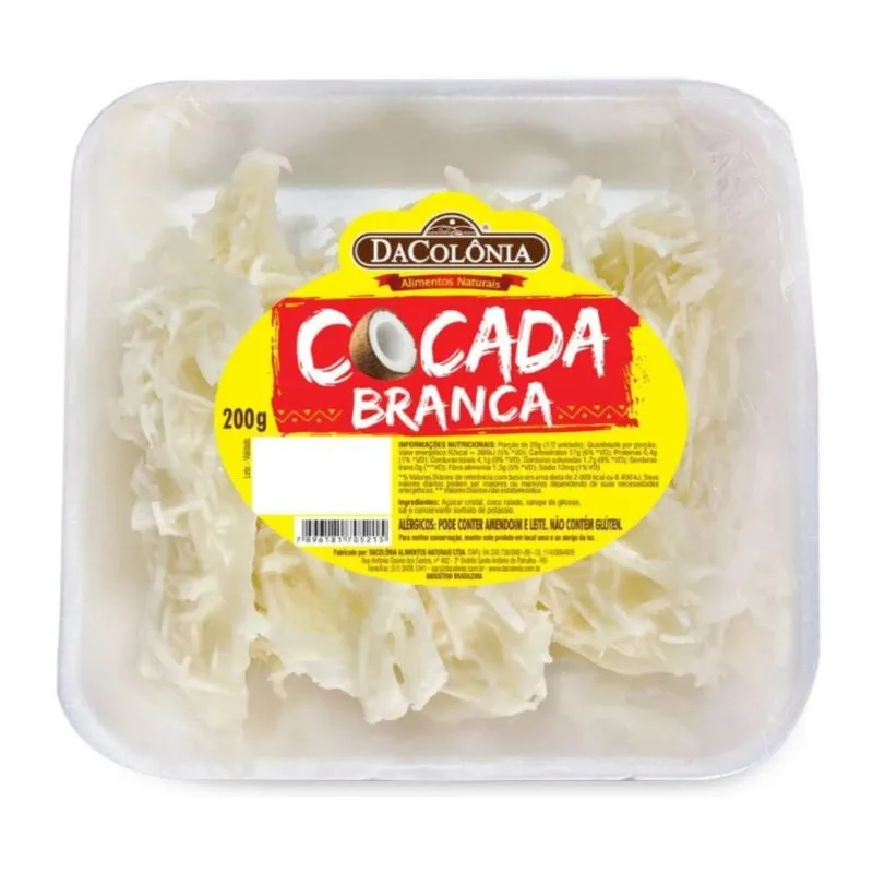 Cocada Branca Da Colônia 200g