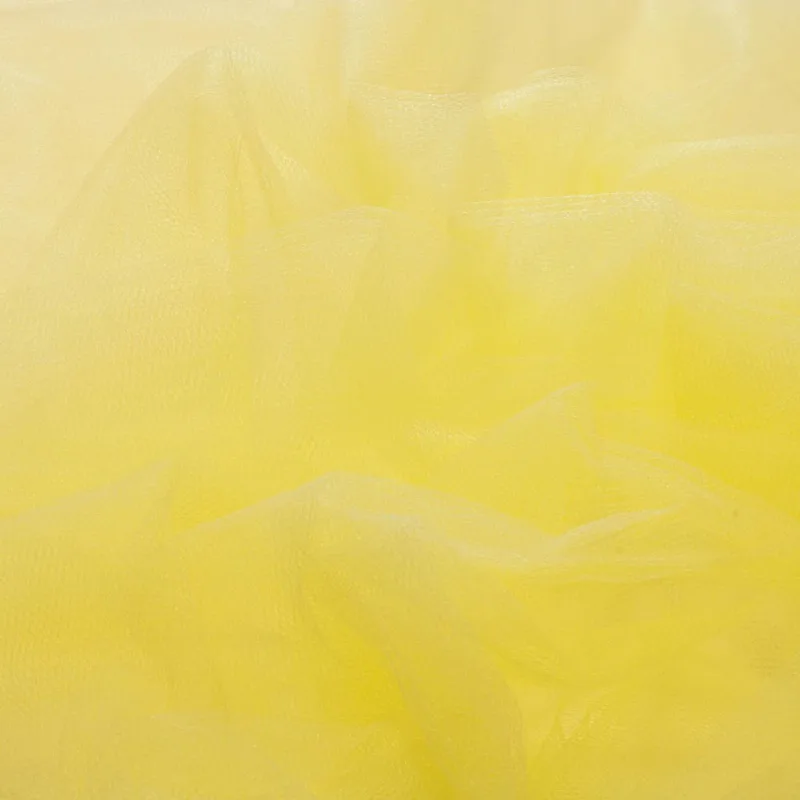 Rolo Tule Tecido 50 Metros X1,20m Amarelo Bebê