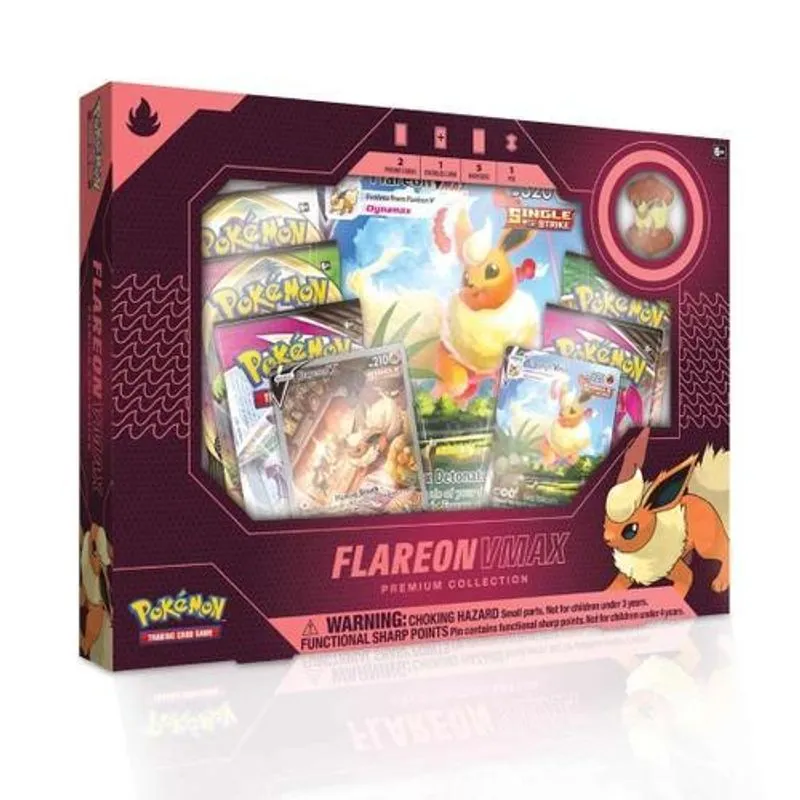 Box Coleção Premium - Flareon - Vmax Pokemon Lançamento