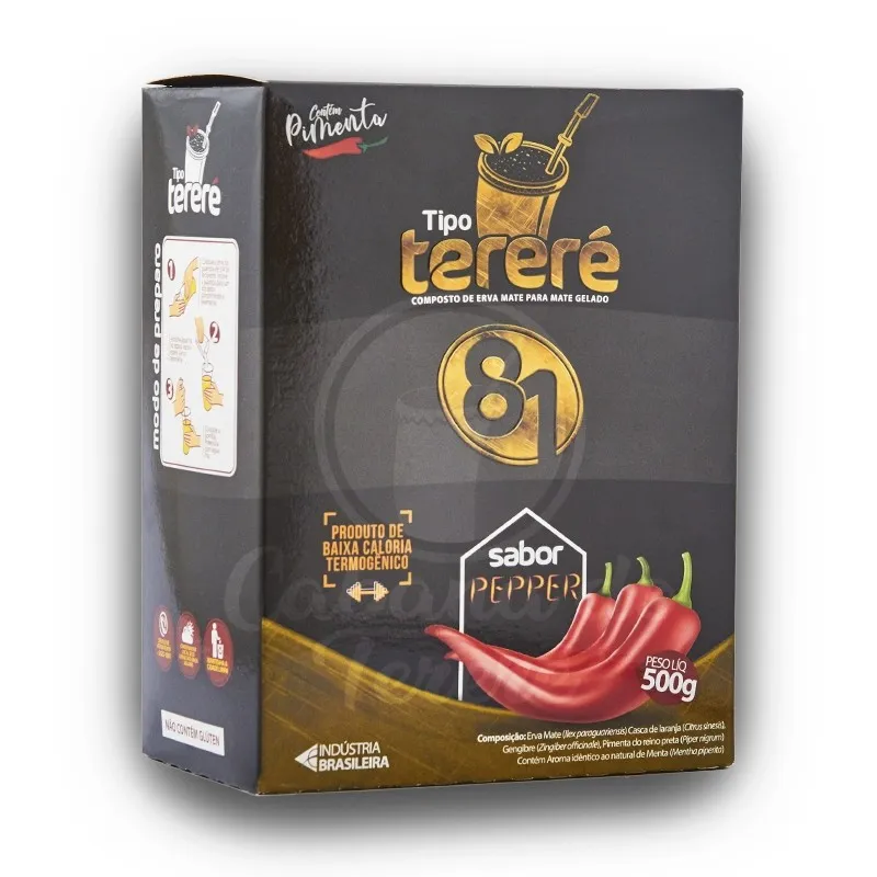Tererê 81 Pimenta Cx 500 Gramas