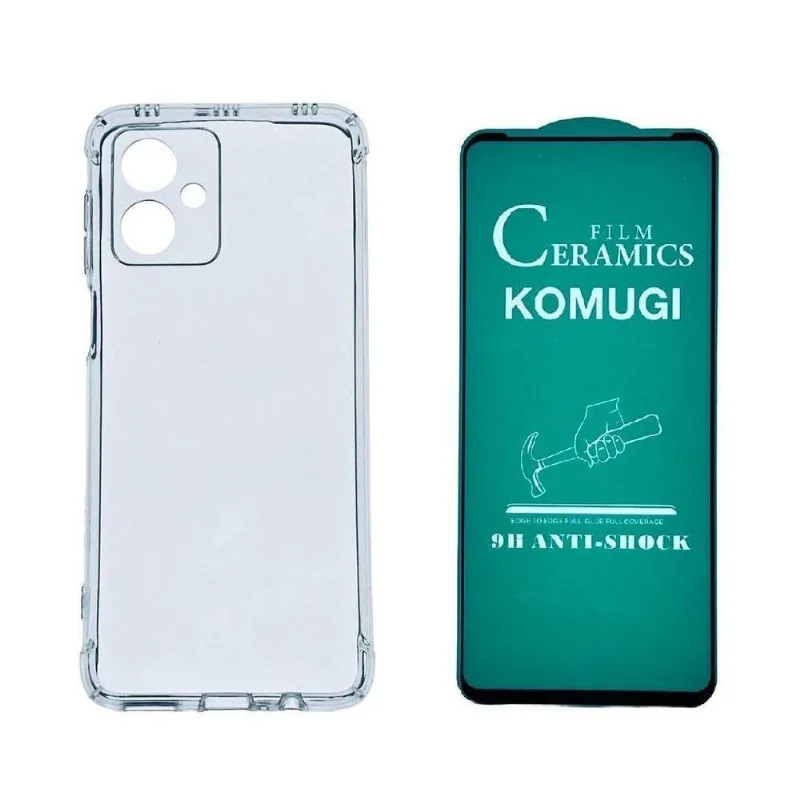 Capa + Película Cerâmica 9d Moto G5