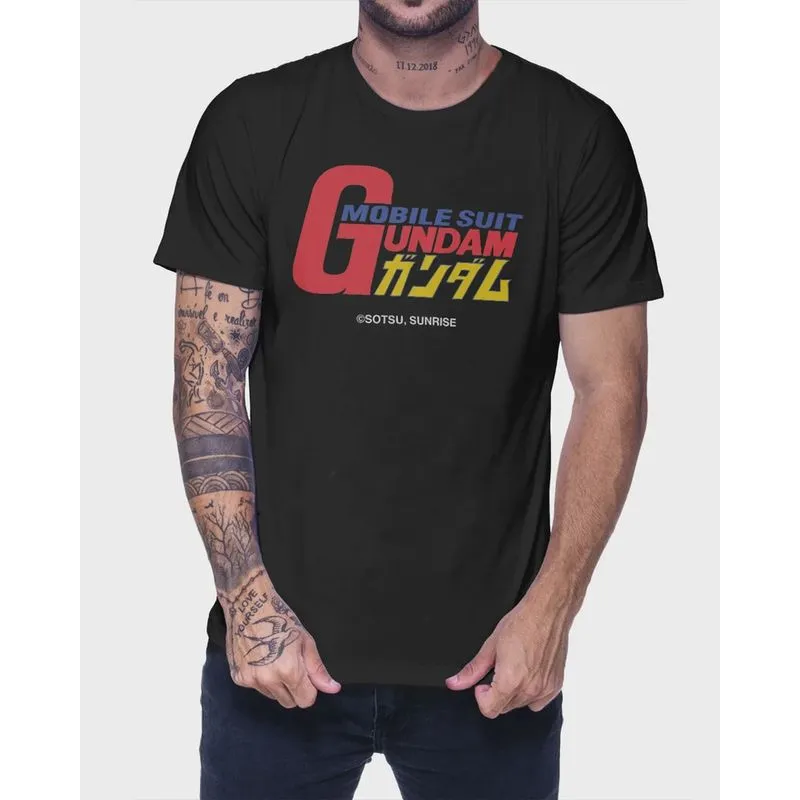 Camisa Camiseta Gundam Classico Anime 100% Algodão Premium