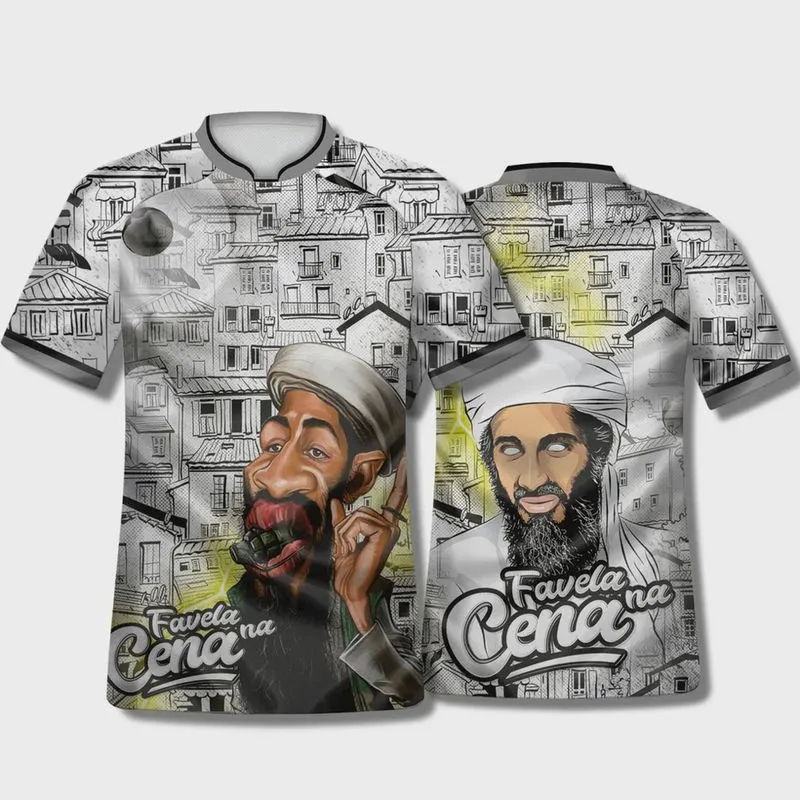 Camisa Camiseta Estilo de Quebrada Osama Bin Laden Premium
