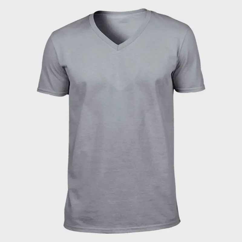 Kit 5 Camisetas Masculinas Algodão Egípcio Gola V Básica