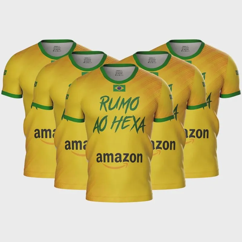 Kit 5 Camisetas Personalizadas Para Empresa Rumo Ao Hexa