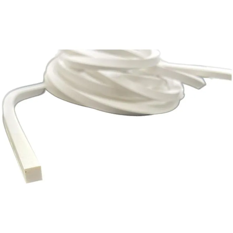 Perfil De Silicone 5mm X 5mm Reto Rolo Com 5 Metros