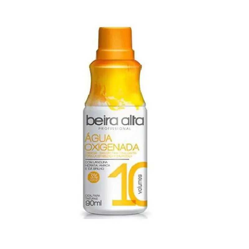 Atacado 24 Água Oxigenada Cremosa 10 Vol Beira Alta 90 Ml