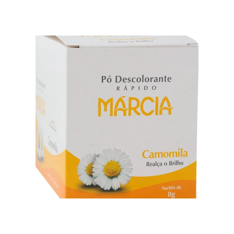 Descolorante Marcia Pó Camomila 24 Und 8g