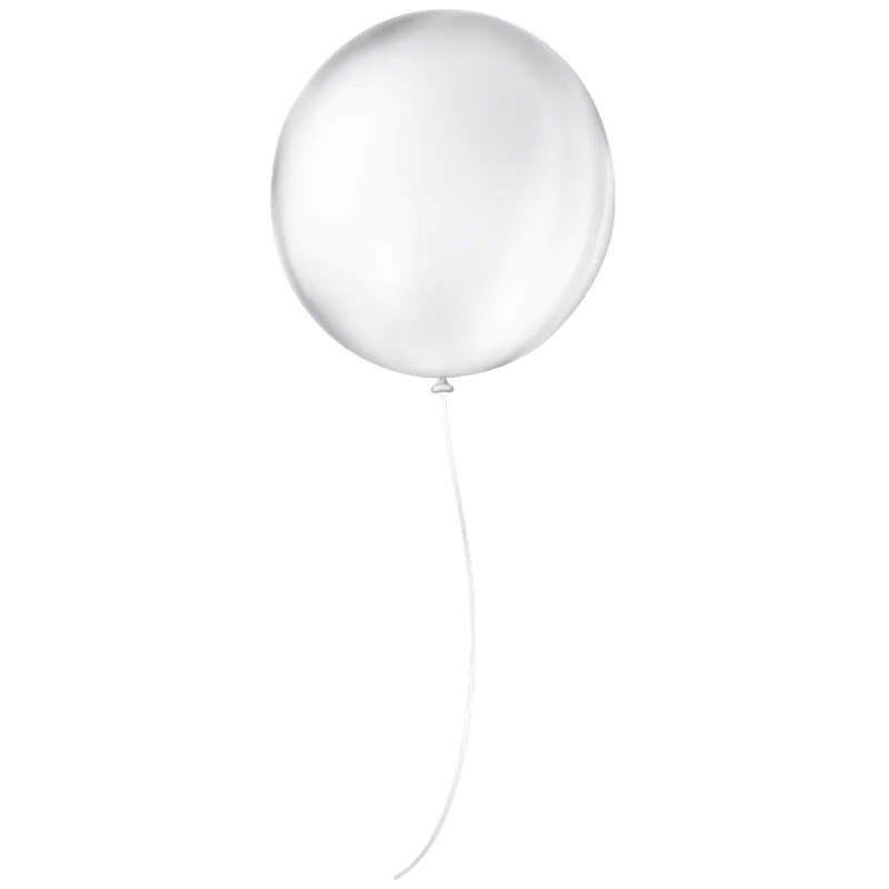BOLA DE SOPRAR LISA RED 8 BRANCO POLAR BRANCO POLAR