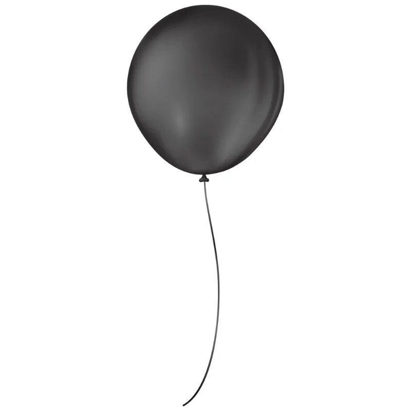 BOLA DE SOPRAR LISA RED 8 PRETO EBANO PRETO EBANO