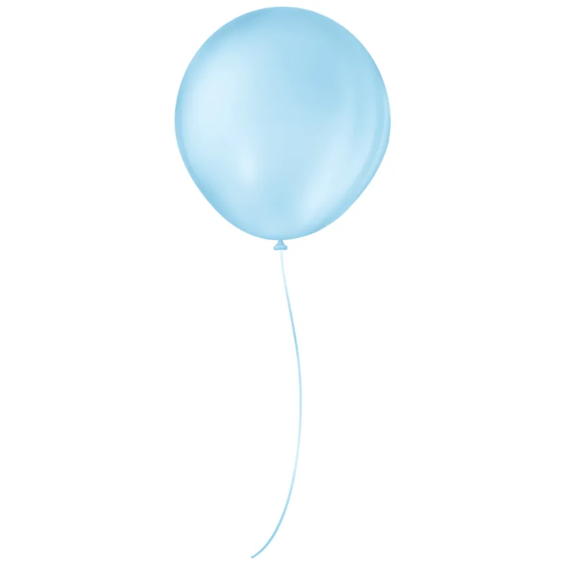 BOLA DE SOPRAR LISA RED 8 AZUL BABY AZUL BABY