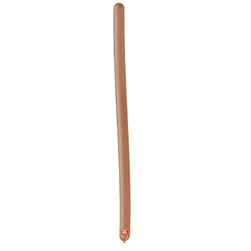 Balão canudo 260 - são roque - mocha - Pacote com 50 unidades