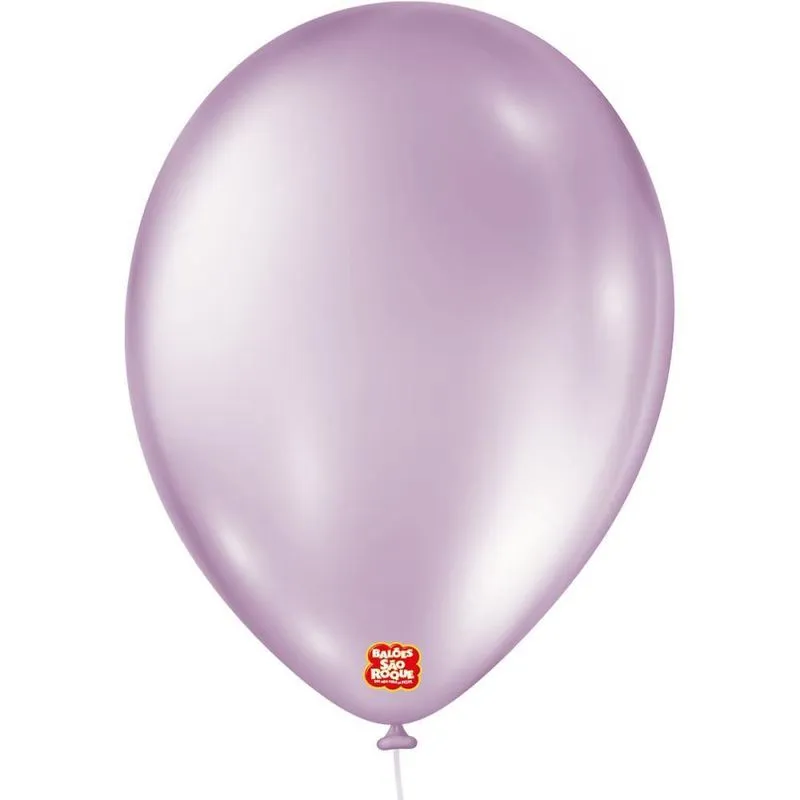 Balao para Decoracao Redondo N.07 candy Colors Lilas