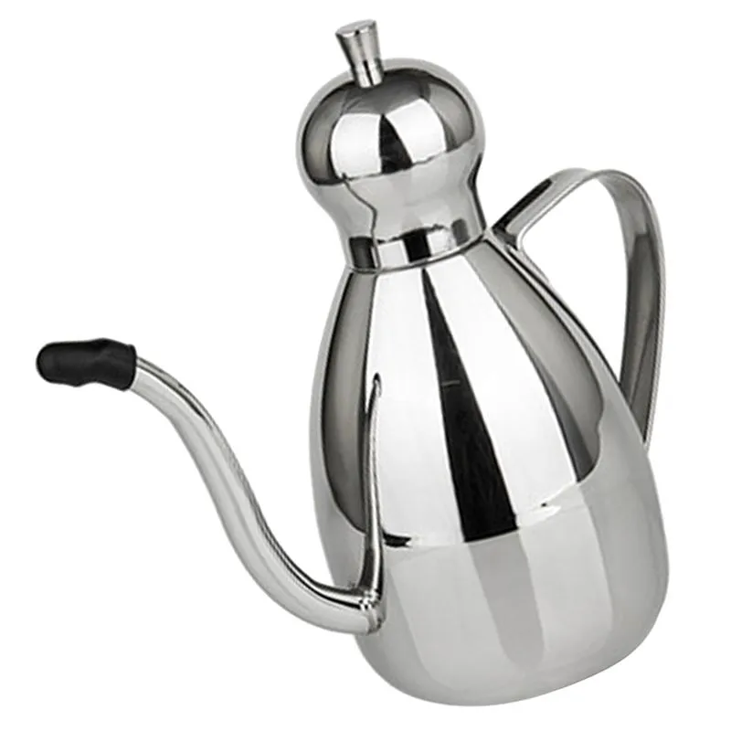 Dispensador De Garrafa Drizzly Cruet Em Lata De Óleo De Aço Inoxidável