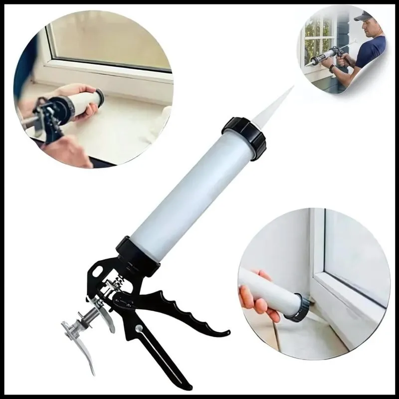 Aplicador Silicone 750ml Fechado Profissional Pu Bisnaga