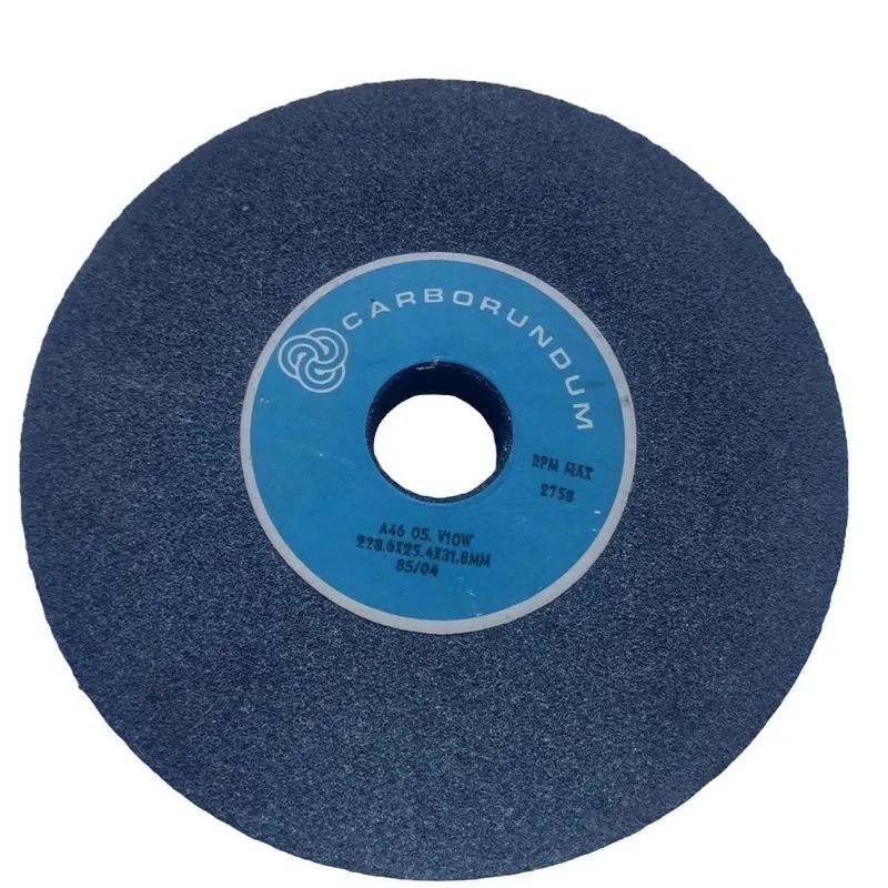 Rebolo Reto Cinza Uso Geral A46 228,6x25,4x31,8mmcarborundum
