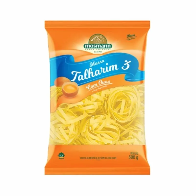Macarrão com Ovos Mosmann Talharim Nº 3 500 g