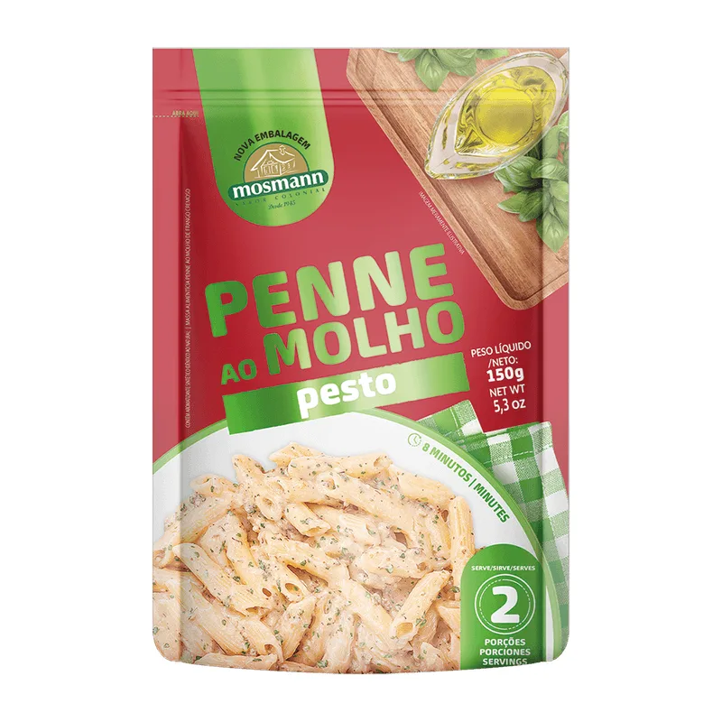 Massa Mosmann Penne ao Molho Pesto 150g