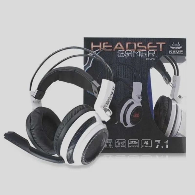 Headset Gamer Knup Com Luz Led
