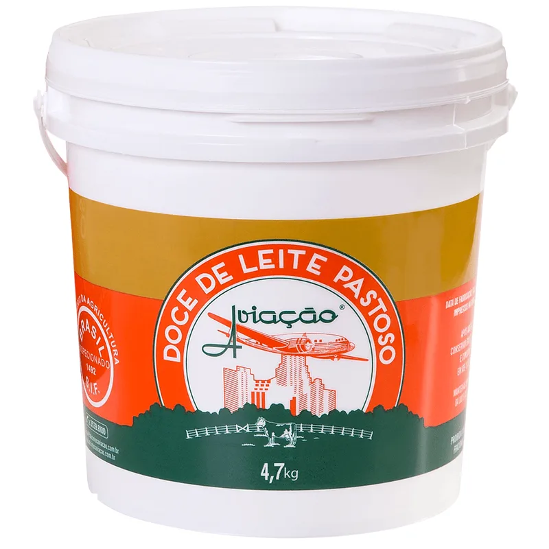 Doce de Leite Balde 4,7kg AVIAÇÃO DOCE DE LEITE BALDE 4,7KG 210803 AVIACAO