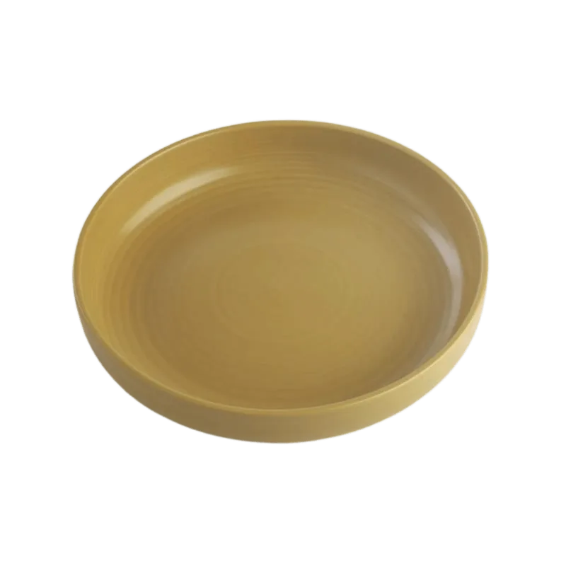 Prato Fundo A\Casa Daily Stoneware Amarelo 22cm