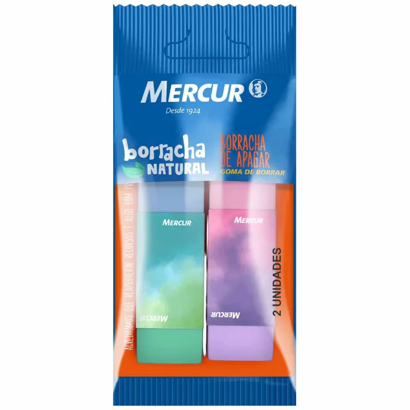 Borracha Natural Bicolor com Capa 1126 Mercur - 2UN