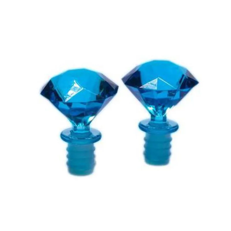 Tampa Rolha Garrafa Vinho Rosca Diamante Azul Screwcap 2un