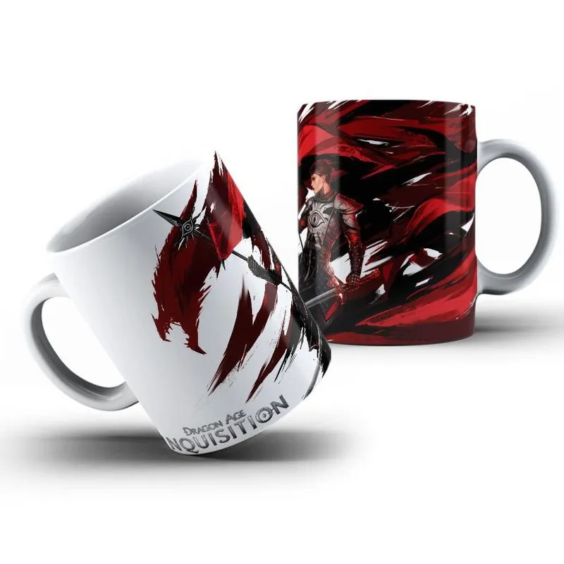 Caneca - Dragon Age - Cassandra - Branca 325ml