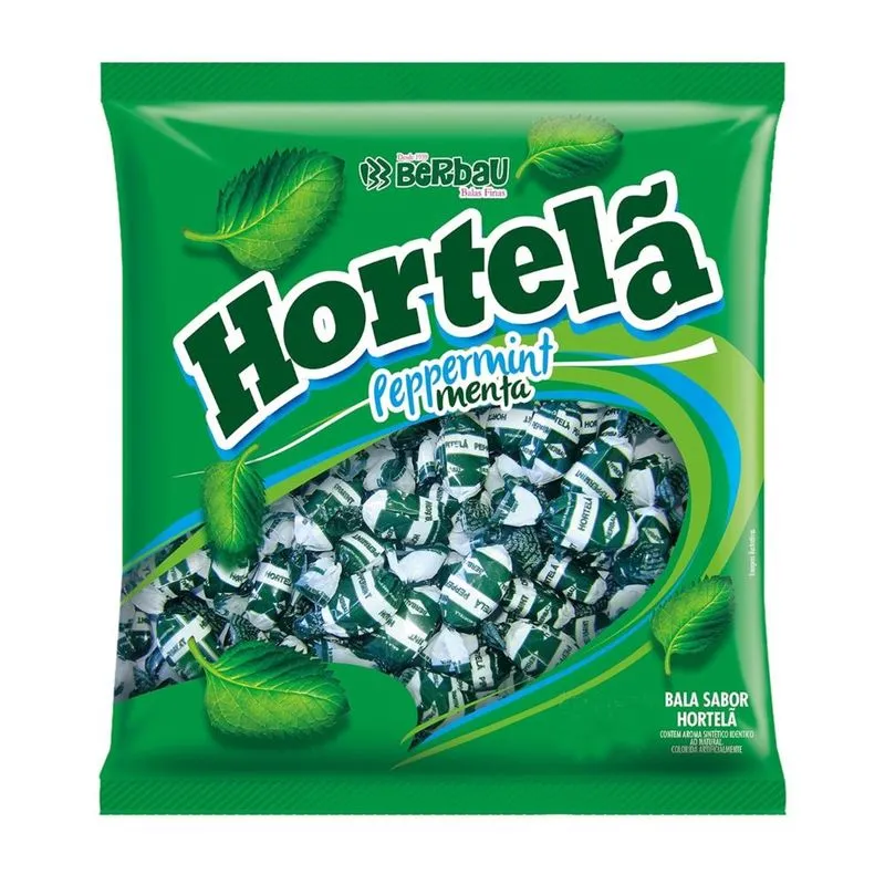 Bala Dura Hortelã 400g Berbau