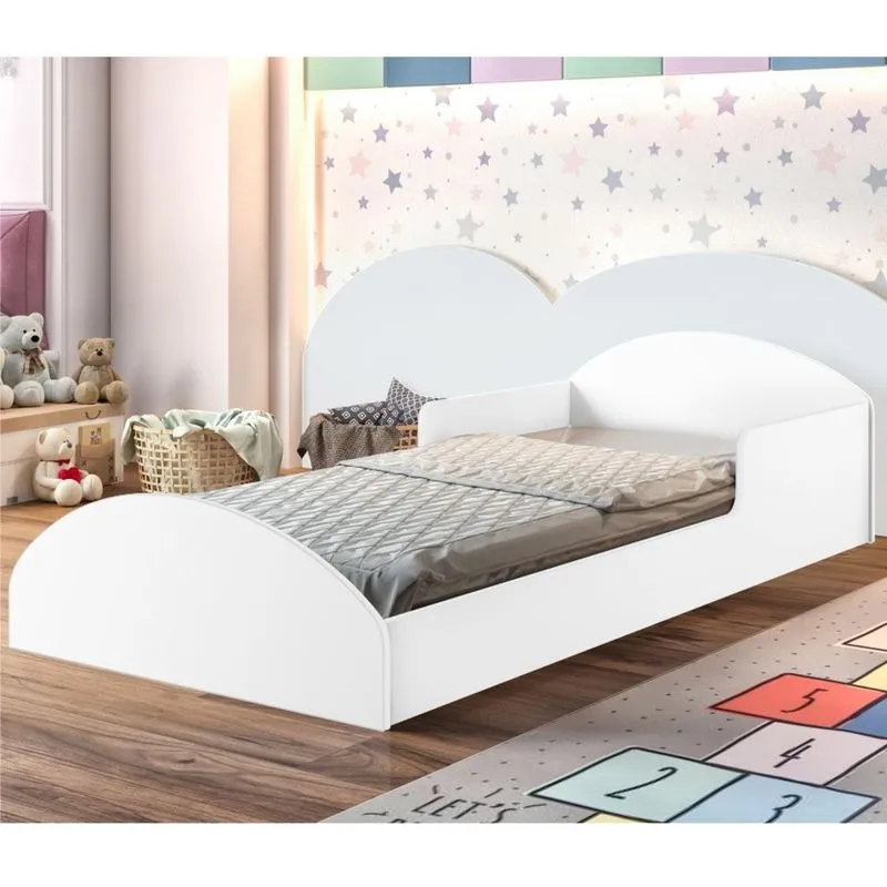 Mini Cama Encanto Branco com Colchão