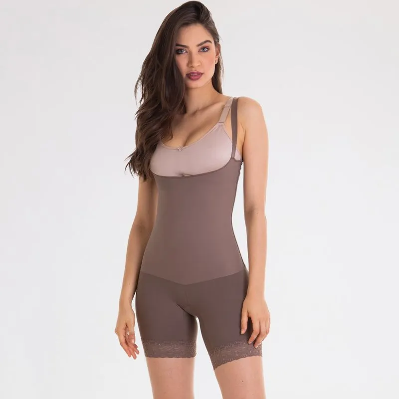 Corselet Bermuda Invisível Alta Compressão Matte M
