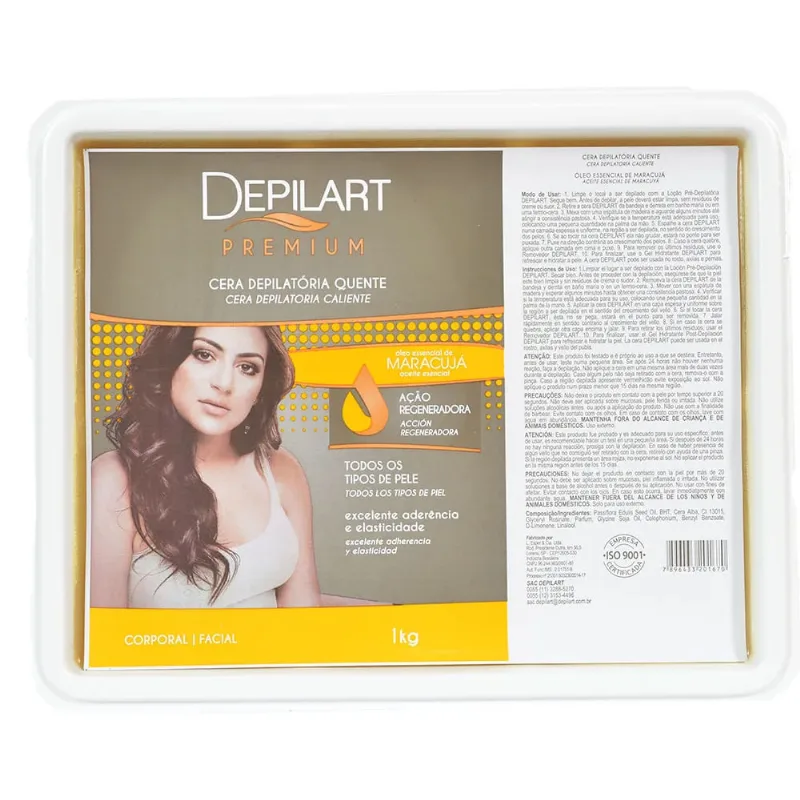 Cera Quente Maracujá 1kg Depilart