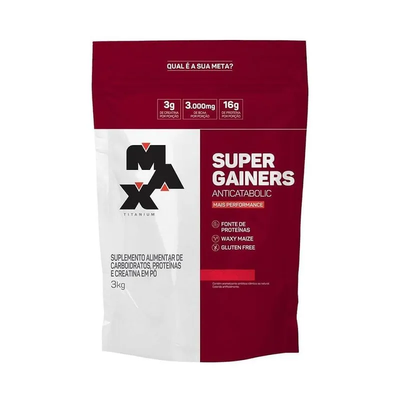 Super Gainers (3kg) - Max Titanium Chocolate