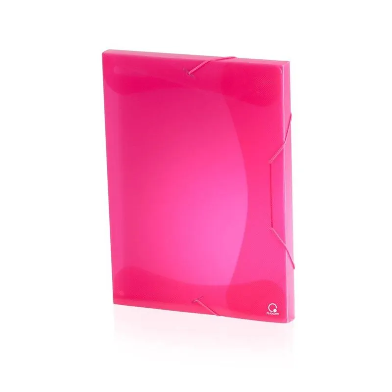 Pasta Elástico Ofício Plascony Exclusive 20Mm Rosa