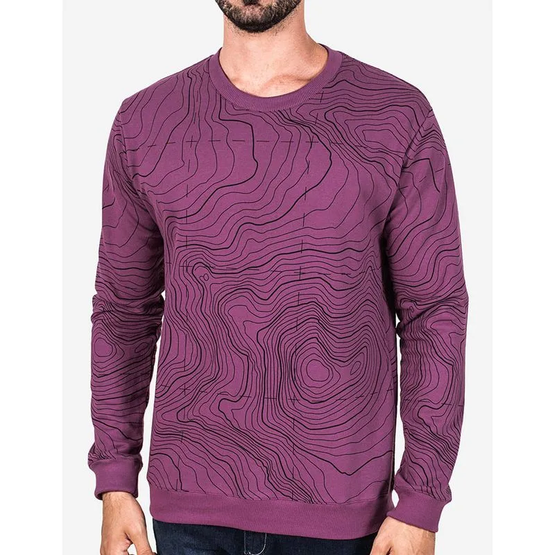 Moletom Topography 102617-roxo-g