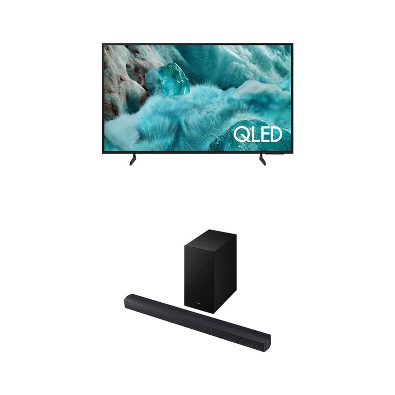 Samsung Vision Ai Tv 50" Qled 4k Q7f + Soundbar Hw-b450f Combo