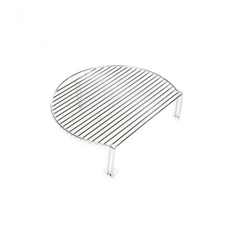 Grelha Expansora Rasco De Aço Inox Para Kamado Pequeno E Médio Inox