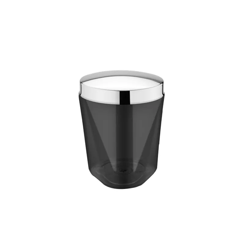 Porta Algodão Átria Fumê Com Tampa Em Inox 1975/010 Brinox