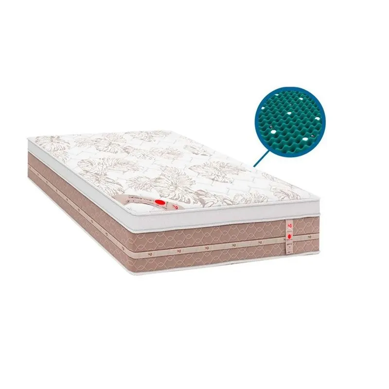 Colchão Solteiro Molas Bonnel Magnético Niponpedic Tecnopedic(88x31)-Castor