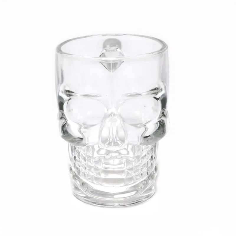 Caneca Caveira em Vidro Útil Bazar 380ml ZB13013