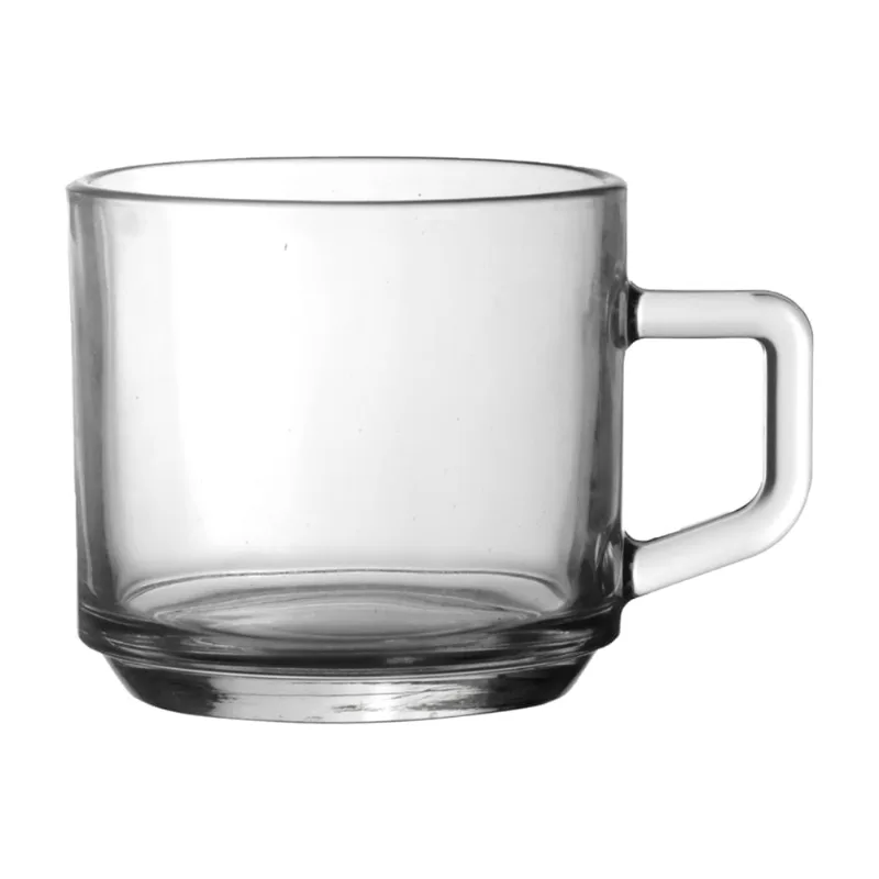 Caneca de Vidro Cristal Útil Bazar 190ml RF1881