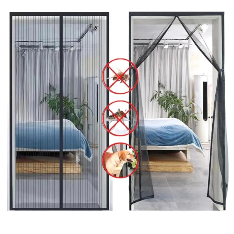 Tela Anti Mosquito Mosquiteira Porta Inseto Magnética Malha