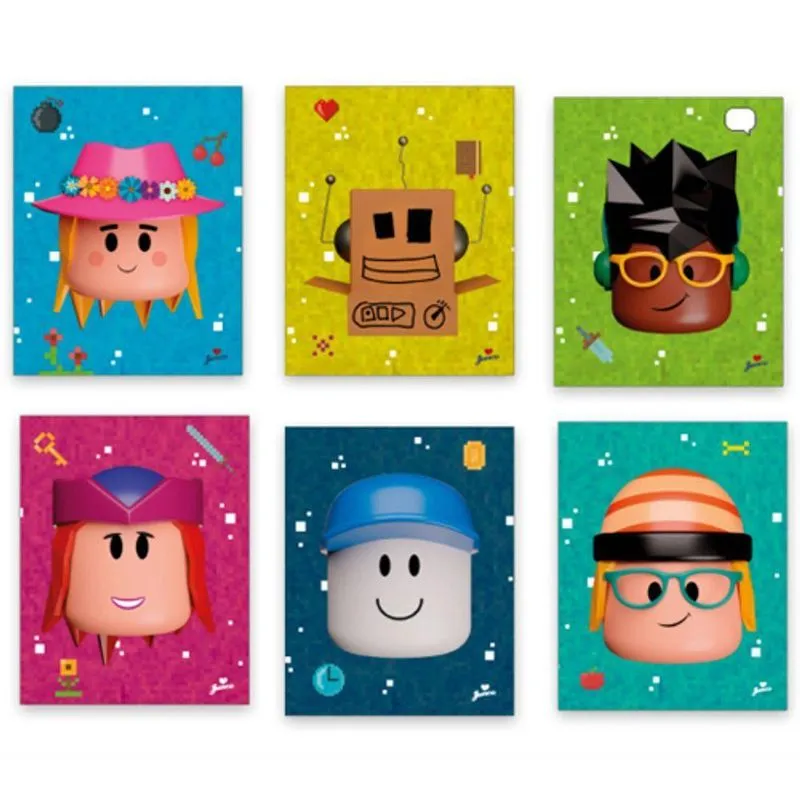 Quadrinhos Divertidos Roblox - 6 Un