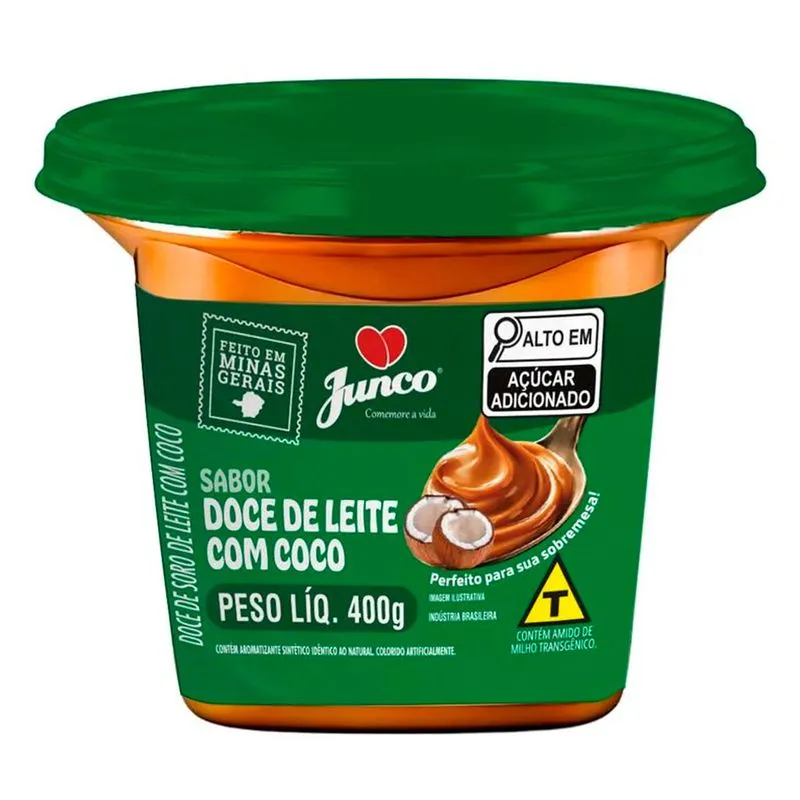 Doce sabor Doce de Leite com Coco 400g - Junco