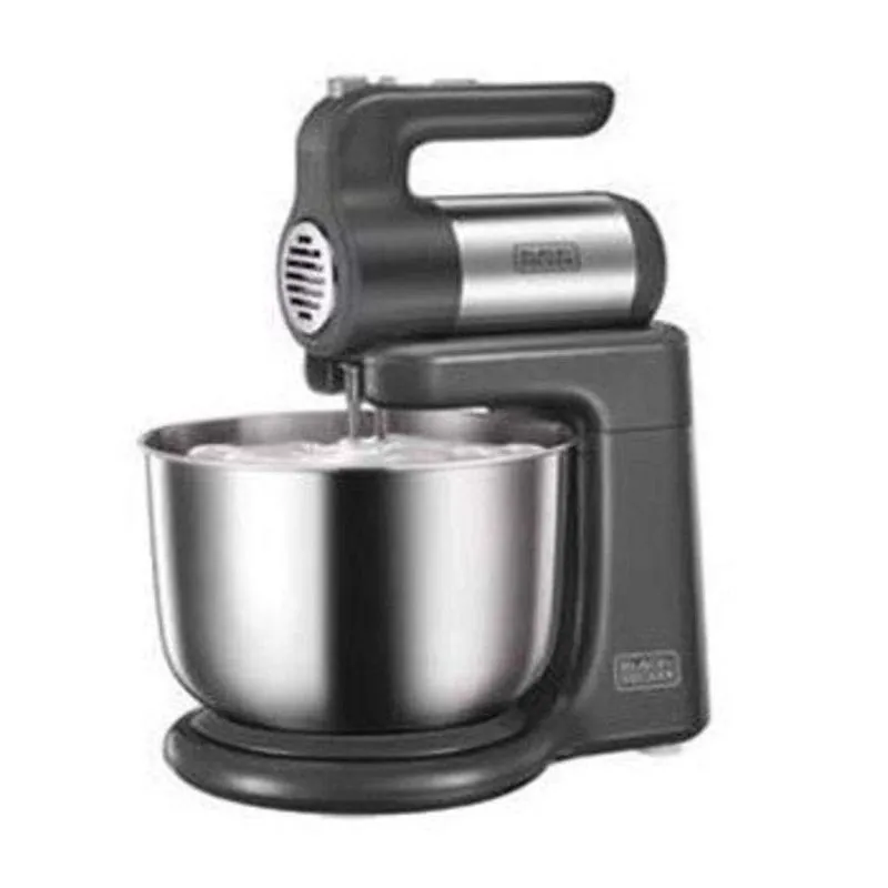 Batedeira Portátil com Pedestal em Aço Inox Black & Decker 127V